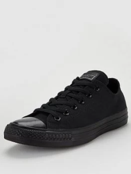 Image of Converse Chuck Taylor All Star Ox, Black, Size 14, Men