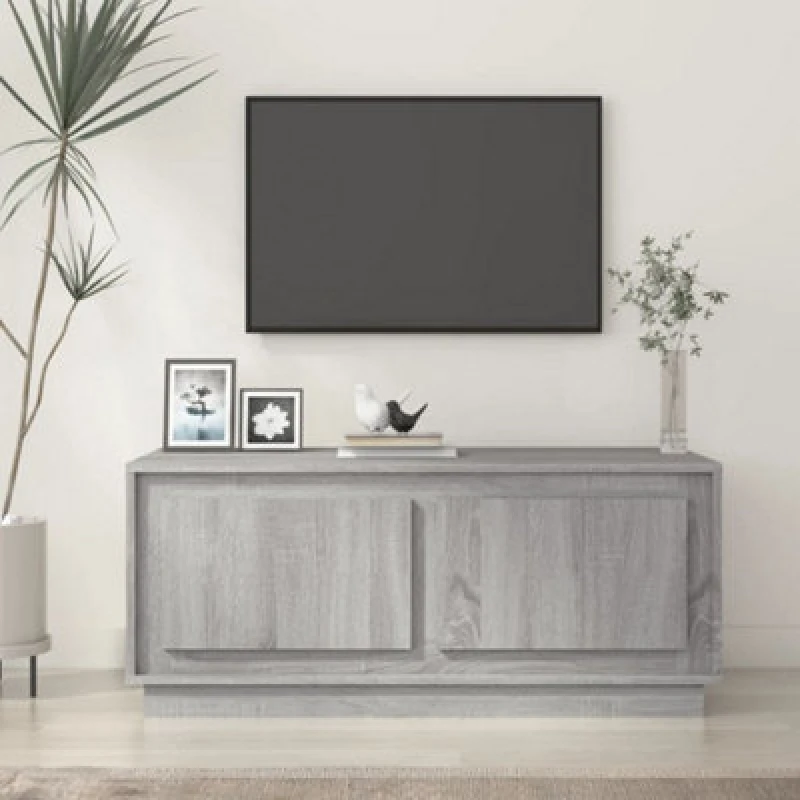 Image of Vidaxl Coffee Table Grey Sonoma 102X50X44cm Engineered Wood, Grey 819882