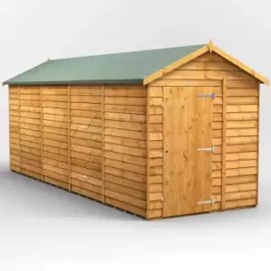 Image of 18X6 Power Overlap Apex Windowless Shed