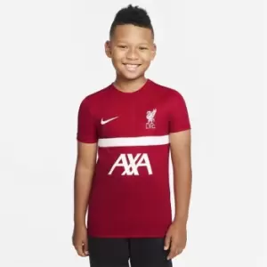 Image of Nike Liverpool Academy Pro Training Top 2021 2022 Junior - Red