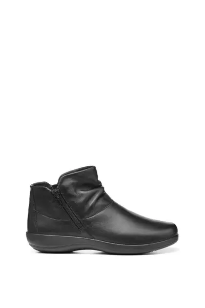 Image of Hotter Wide Fit 'Murmur' Ankle Boots Black