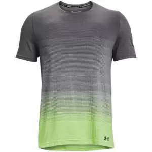 Image of Under Armour Seamless Luxe Short Sleeve T Shirt Mens - Grey