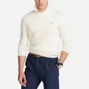 Image of Polo Ralph Lauren Mens Pima Cotton Jumper - Antique Cream - S