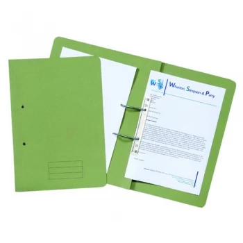 Image of Spiral Files 285gsm Foolscap Green Pack of 50 TFM50-GRNZ