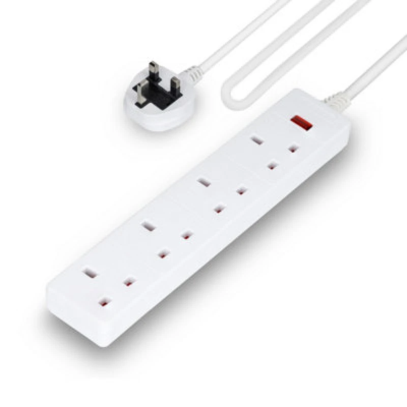 Image of Geepas 4 Gang Extension Lead, 5M Cable