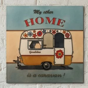 Image of Tile 8x8 Home For Summer By Martin Wiscombe Wall Art