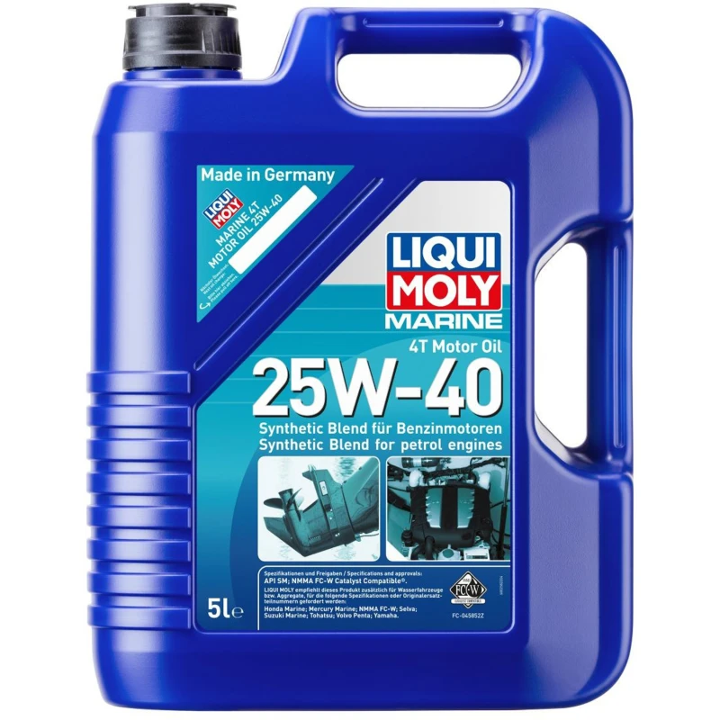 Image of LIQUI MOLY 25027 Engine oil Capacity: 5l, 25W-40, Part Synthetic Oil Engine Oil (1862)