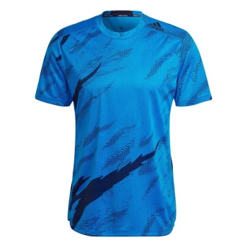 Image of adidas Designed 4 Training Graphic T-Shirt Mens - Blue