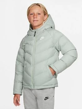 Image of Boys, Nike U Nsw Synthetic Fill Jacket - Blue/White, Size M