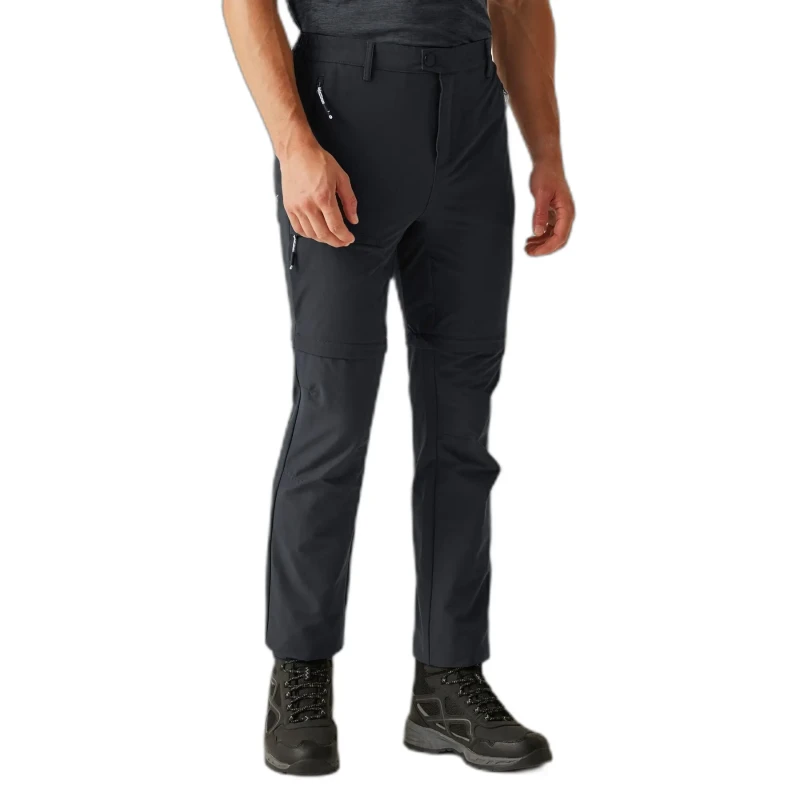 Image of Modular hiking trousers Regatta Highton II Gris Male 30 Tall