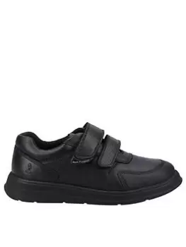 Image of Hush Puppies Ryan Jnr School Shoe - Black, Size 13 Younger