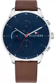 Image of Tommy Hilfiger Chase Watch and Leather Bracelet Watch 2770143