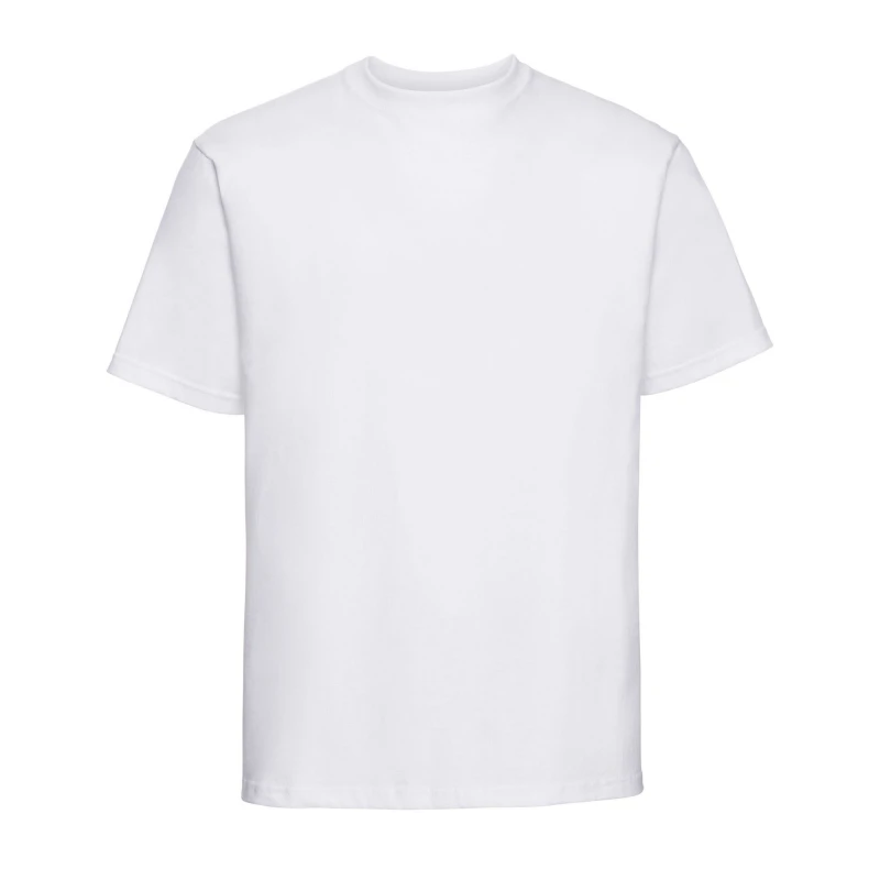 Image of Russell Classic Plain Heavyweight T-Shirt White male