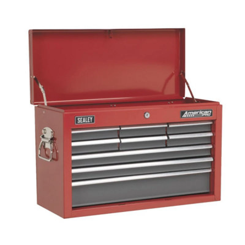 Image of Sealey Sealey - AP22509BB American pro Topchest 9 Drawer - Red/Grey SEAL_AP22509BB