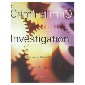 Image of Criminal Investigation by Wayne W Bennett