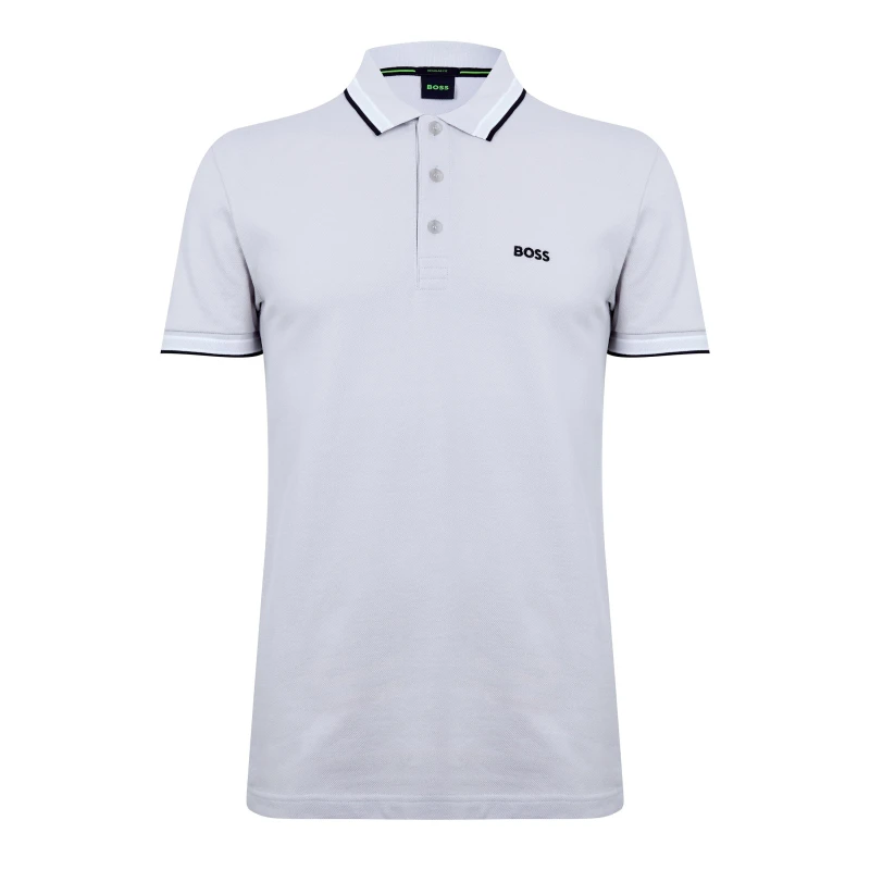 Image of Boss Paddy Polo Shirt - Grey Grey 2XL