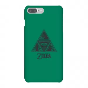 Image of Nintendo The Legend Of Zelda Triforce Phone Case - iPhone 8 Plus - Tough Case - Matte