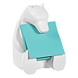 Image of Post-it Pop-Up Note Dispenser Bear 330 White 114.3 x 127mm