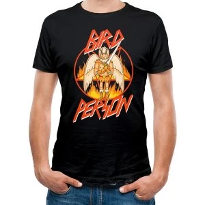 Image of Rick And Morty - Bird Person Mens Medium T-Shirt - Black