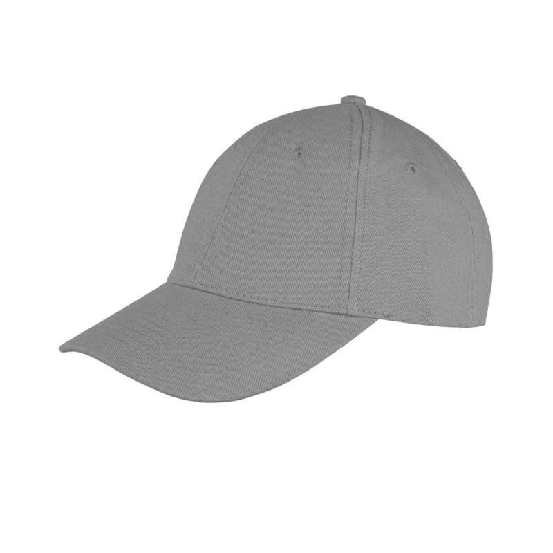 Image of Result Result Men Core Memphis 6 Panel Baseball Cap in Mid Grey Mid Grey One Size Male 5054171452033