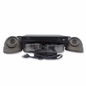 Image of Zexum 4 Channel 4 in 1 CCTV 4 Dome Camera Kit 2TB