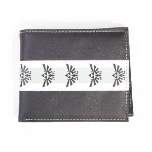 Image of Nintendo - Hyrule Royal Crest Taping Unisex Bi-Fold Wallet - Black/White
