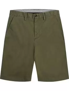 Image of Tommy Hilfiger Harlem 1985 Chino Shorts, Army Green, Size 38, Men