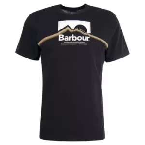 Image of Barbour Ellonby Graphic T-Shirt - Black