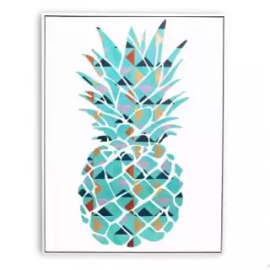 Image of Pn Home - Abstract Wall Art Hand Finished Framed Canvas Print Home Decoration Piece a Fractured Fruit Framed Print