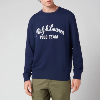 Image of Polo Ralph Lauren Mens Polo Team Fleece Sweatshirt - Cruise Navy - S