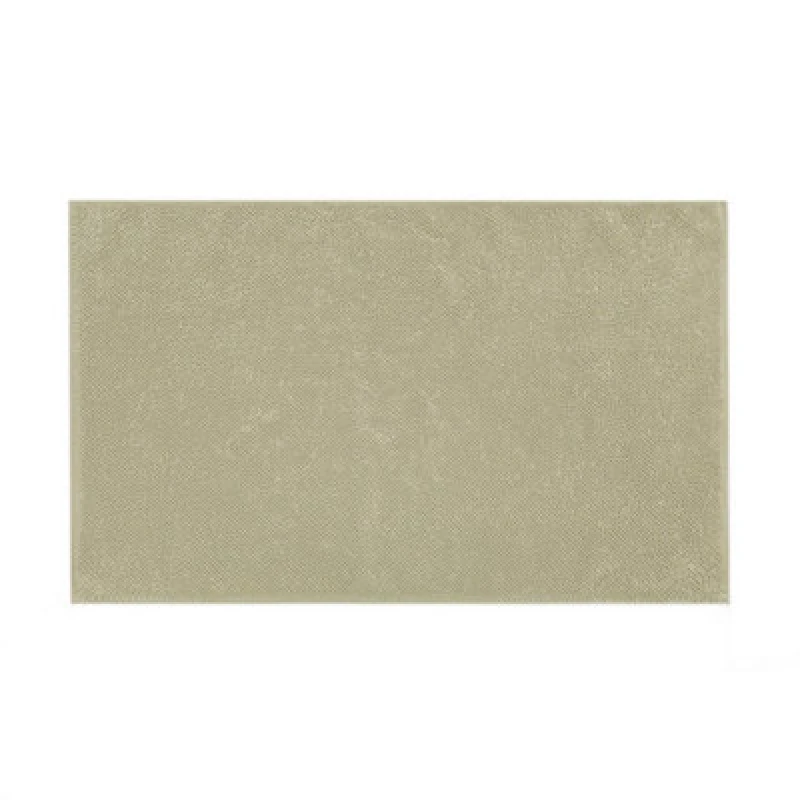 Image of Misona Luxury Loop Reversible Organic Cotton Bath Mat - Sage Green