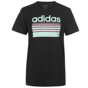 Image of adidas Horizon Linear Mens T-Shirt - Black