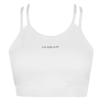 Image of LA Gear Crop Bra Ladies - White