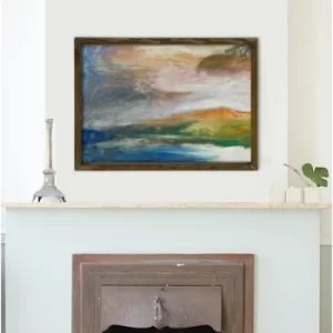 Image of MZM776 Multicolor Decorative Framed MDF Painting