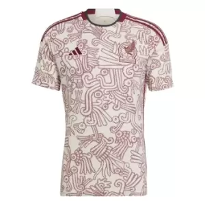 Image of adidas Mexico Away Shirt 2022 Adults - White