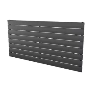 Image of Thames Horizontal Designer Radiator 595x1200 Anthracite
