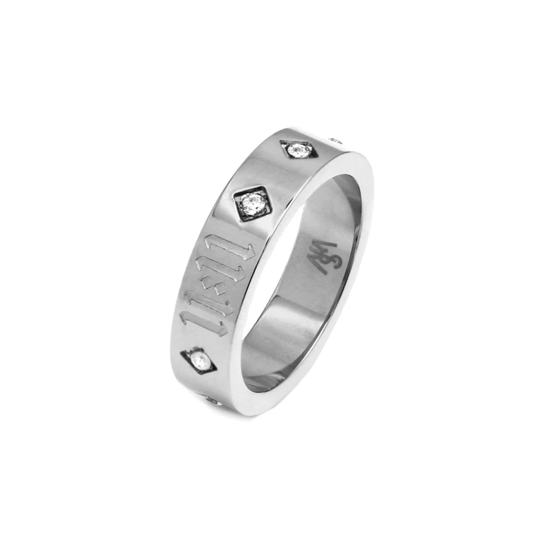 Image of Say It With 11:11 Ring - Silver - Large Silver Unisex Large