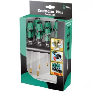 Image of Wera 05320540001 335/350/367/7 7 Piece Kraftform Plus Lasertip Scr...