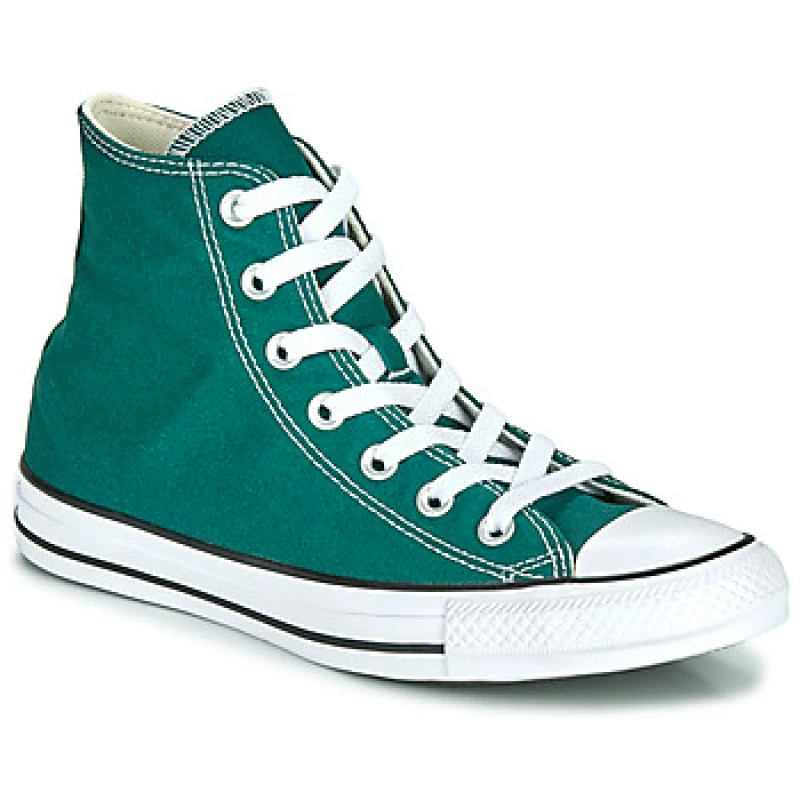Image of Converse all star hi trainers in dark green Dark Green UK 6 (EU 39)