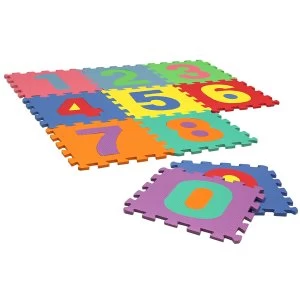 Image of Charles Bentley Soft Eva Foam Number Interlocking Activity Play Mats
