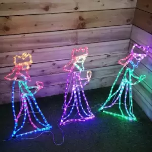 Image of Premier Decorations Premier 70cm 360 LED 3 Wise Men Rope Light