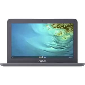Image of ASUS Chromebook C202XA-GJ0084-3Y notebook MT8173C 29.5cm (11.6") HD MediaTek 4GB LPDDR3-SDRAM 32GB eMMC WiFi 5 (802.11ac) Chrome OS Blue White