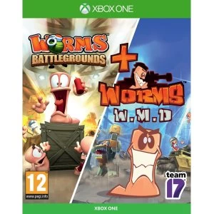 Image of Worms Battlegrounds & Worms WMD Xbox One Game