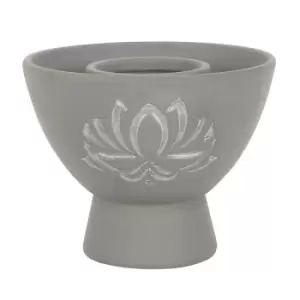 Image of Grey Lotus Terracotta Smudge Bowl