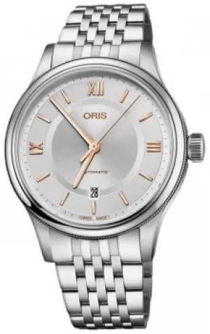 Image of ORIS Classic Date 42mm Mens Stainless Steel Bracelet Watch