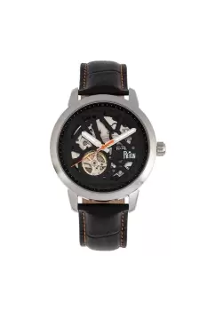 Image of Rudolf Automatic Skeleton Leather-Band Watch