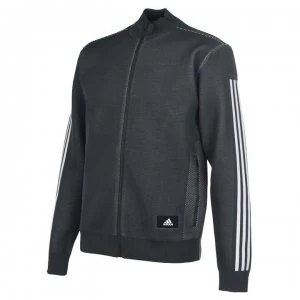 Image of adidas adidas ID Knit Track Top - LEGEND IVY