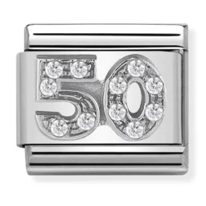 Image of Nomination CLASSIC Silvershine 50 Charm 330304/23