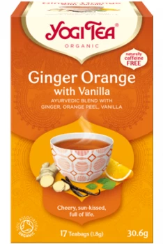 Image of Yogi Tea Ginger Orange & Vanilla Tea - 17 Bags