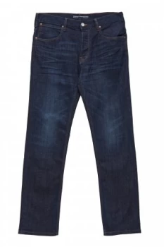 Image of Mens French Connection 72 Denim Stretch Regular Fit Jeans French Blue